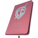 Livro Escudo Rosa Hinário Harpa Avivada e Corinhos Capa PU Almofadada Letra Hipergigante