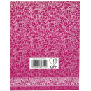 Livro Flores Pink Hinário Harpa Avivada e Corinhos Capa Brochura Letra Gigante