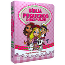 Bíblia Pequenos Discípulos Rosa Infantil Letra Comum Capa Dura Com Harpa Feminina Arc