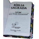 Bíblia Jardim Preta Letra Normal Capa Dura Slim Feminina Nvi