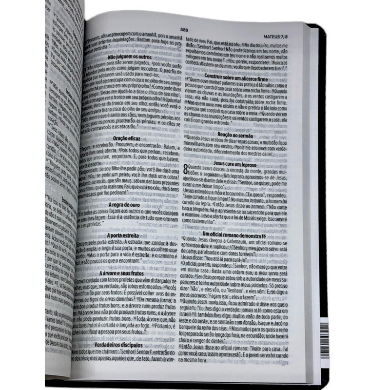 Bíblia Cruz Jesus Cristo Letra Normal Capa Dura Masculina e Feminina Nvt