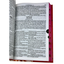 Bíblia Peônias Letra Gigante Capa Dura Com Harpa e Índice Feminina Arc