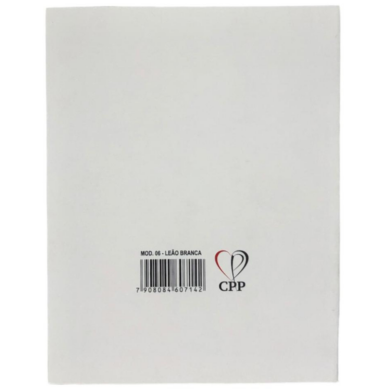 Livro Leão Vermelho e Branco Hinário Harpa Avivada e Corinhos Capa Brochura Letra Gigante