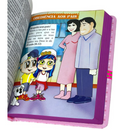 Bíblia Pequenos Discípulos Rosa Infantil Letra Comum Capa Dura Com Harpa Feminina Arc