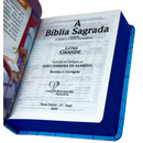 Bíblia Pequenos Discípulos Azul Infantil Letra Comum Capa Dura Com Harpa Masculina Arc