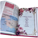 Bíblia Da Mulher Sábia Magnólia Pink De Estudo Letra Hipergigante Capa Flexível Com Harpa e Índice Feminina Arc