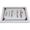 Livro Tradicional Branca Hinário Harpa Avivada e Corinhos Capa Brochura Letra Gigante