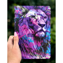 Bíblia Lion Roxa Letra Normal Capa Dura Masculina e Feminina Com Índice Ntlh