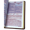 Bíblia Mover de Deus Cor Bordô Com Estudo Letra Gigante Capa Flexível Com Harpa Masculina Arc