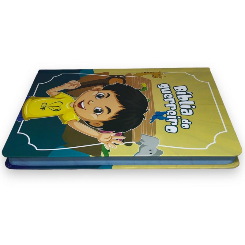 Bíblia Do Guerreiro Infantil Capa Dura Masculina Com QR Code - 01