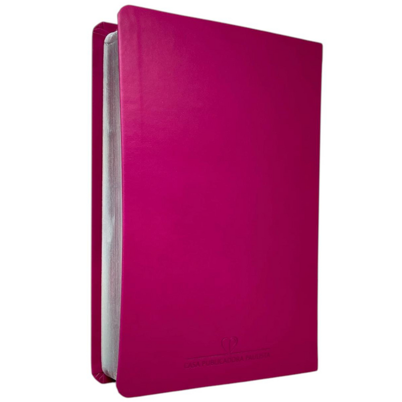 Bíblia Da Mulher Sábia Magnólia Pink De Estudo Letra Hipergigante Capa Flexível Com Harpa e Abas Adesivas Femininas Já Coladas Arc