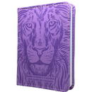 Livro Leão Lilás Hinário Harpa Avivada e Corinhos Capa PU Almofadada Letra Gigante