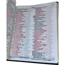 Bíblia Bordô e Preta Letra Normal Capa Flexível Slim Large Masculina Nvi