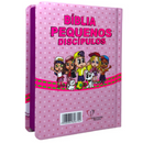 Bíblia Pequenos Discípulos Rosa Infantil Letra Comum Capa Dura Com Harpa Feminina Arc
