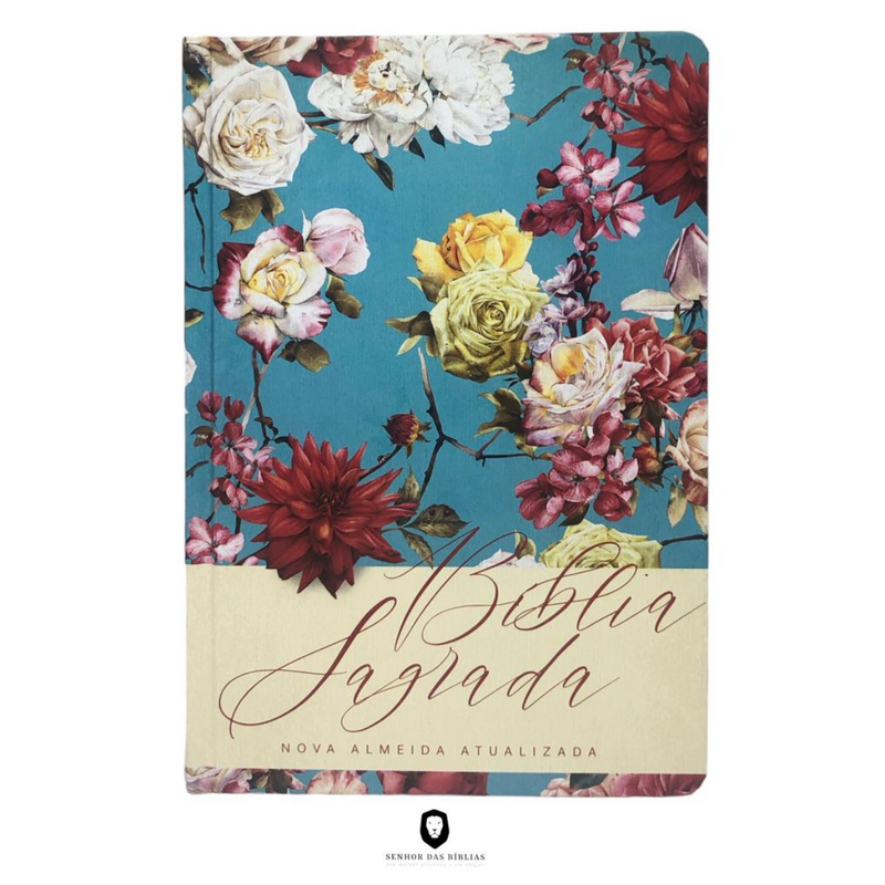 Bíblia Florescer Letra Normal Capa Dura Feminina Naa