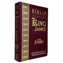 Bíblia Cor Bordô Letra Jumbo Capa Coverbook Flexível Feminina e Masculina King James 1611