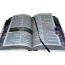 Bíblia Ramos Branca Letra Hipergigante Capa Dura Com Harpa e Aba Masculina Arc