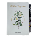 Bíblia Ramos Branca Letra Hipergigante Capa Dura Com Harpa e Aba Masculina Já Colada Arc