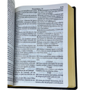 Bíblia Cor Preta Letra Jumbo Capa Coverbook Flexível Feminina e Masculina King James 1611