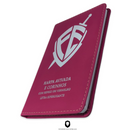 Livro Escudo Pink Hinário Harpa Avivada e Corinhos Capa PU Almofadada Letra Hipergigante