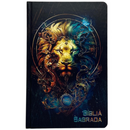 Bíblia Leão Dourado Letra Normal Capa Dura Slim Masculina Kja