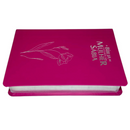 Bíblia Da Mulher Sábia Magnólia Pink De Estudo Letra Hipergigante Capa Flexível Com Harpa e Abas Adesivas Femininas Já Coladas Arc