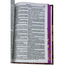 Bíblia Ornamentos Vinho Letra Gigante Capa Dura Com Harpa e Índice Masculina e Feminina Arc