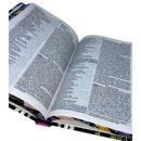 Bíblia Jardim Preta Letra Normal Capa Dura Slim Feminina Nvi