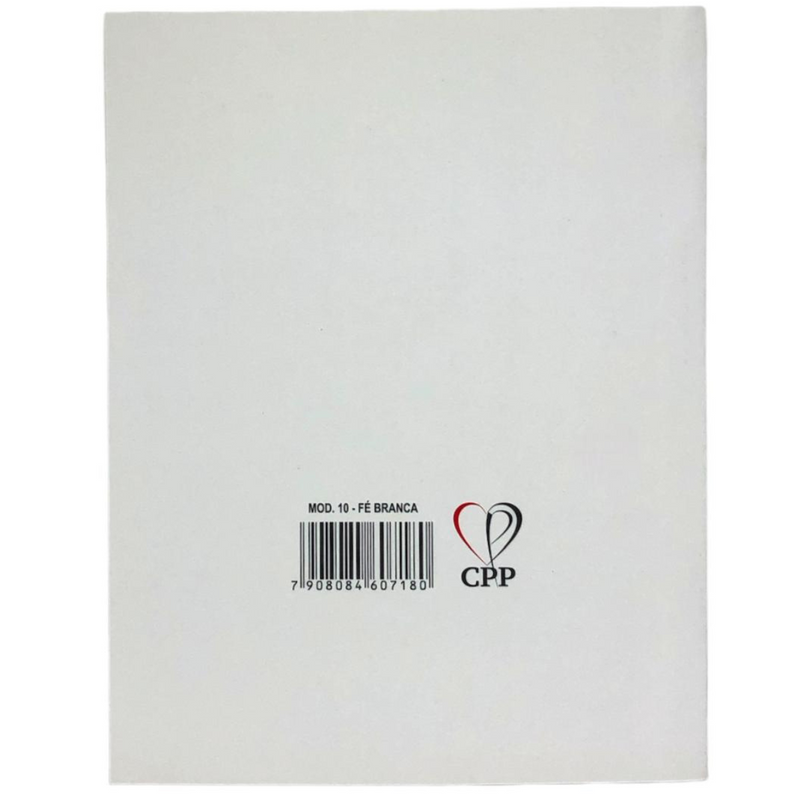 Livro Fé Branca Hinário Harpa Avivada e Corinhos Capa Brochura Letra Gigante