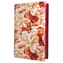 Bíblia Peônias Letra Gigante Capa Dura Com Harpa e Índice Feminina Arc