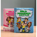 Bíblia Pequenos Discípulos Azul Infantil Letra Comum Capa Dura Com Harpa Masculina Arc