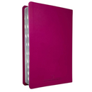 Bíblia Da Mulher Sábia Magnólia Pink De Estudo Letra Hipergigante Capa Flexível Com Harpa e Índice Feminina Arc