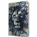 Bíblia Leão Alfa e Ômega Letra Normal Capa Semi Flexível Masculina Nvt