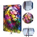 Bíblia Lion Colorido Letra Normal Capa Dura Masculina e Feminina Com Índice Ntlh