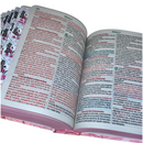 Bíblia Jardim Rosa Letra Hipergigante Capa Dura Com Harpa e Aba Já Coladas Arc