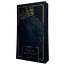 Bíblia Cruz All Black Letra Normal Capa Dura Soft Touch Masculina e Feminina Nvt