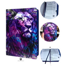 Bíblia Lion Roxa Letra Normal Capa Dura Masculina e Feminina Com Índice Ntlh