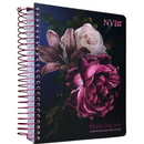 Bíblia Flores Noturnas Letra Normal Capa Dura Com Espiral e Espaço Anotações Feminina Nvi