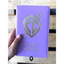 Livro Escudo Lilás Hinário Harpa Avivada e Corinhos Capa PU Almofadada Letra Hipergigante