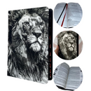 Bíblia Lion P&B Letra Normal Capa Dura Masculina e Feminina Com Índice Ntlh