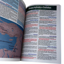 Bíblia Leão Rugindo Letra Gigante Capa Brochura Com Harpa Masculina Arc