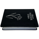 Bíblia Da Mulher Sábia Magnólia Preta De Estudo Letra Hipergigante Capa Flexível Com Harpa e Abas Adesivas Femininas Já Coladas Arc