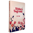 Bíblia Floral Cartoon Letra Normal Capa Dura Slim Feminina Nvi