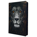 Bíblia Leão Crinza e Laranja Letra Normal Capa Dura Masculina Naa