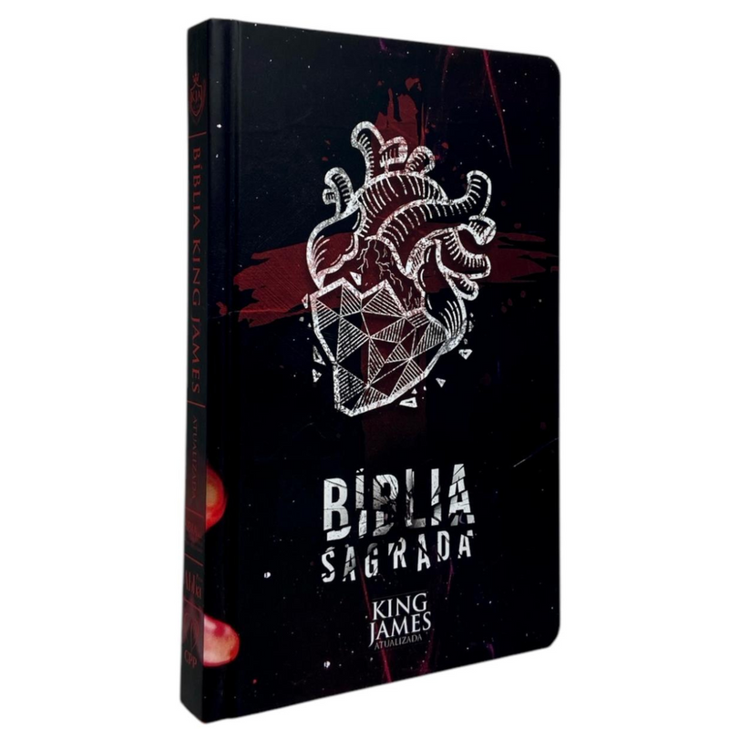Bíblia Coração de Pedra Letra Normal Capa Dura Slim Masculina Kja
