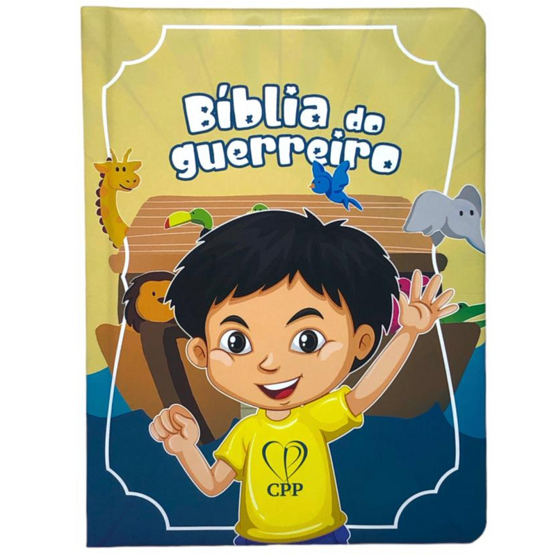 Bíblia Do Guerreiro Infantil Capa Dura Masculina Com QR Code - 01