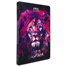 Bíblia Leão Novo Leão Aquarela Letra Normal Capa Dura Slim Com Harpa Masculina e Feminina Arc