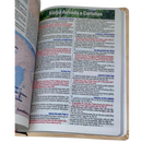 Bíblia Ele Vive Letra Gigante Capa Flexível Com Harpa e Índice Feminina Arc