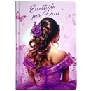 Bíblia Escolhida Por Deus Letra Gigante Capa Dura Com Harpa E Índice Feminina Arc