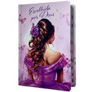 Bíblia Escolhida Por Deus Letra Gigante Capa Dura Com Harpa E Índice Feminina Arc